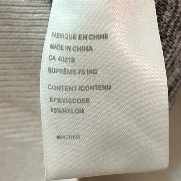 Rufen Monochrome Women's Turtleneck Sweater Studded Detail Size Small - Picture 7 of 8